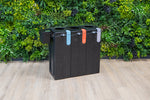 Bonton Mini GFT-afvalbak 5 liter set van 4 grijs, 1 x 4 stuks