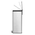 EKO Marina pedaalemmer 50 liter mat RVS