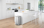 EKO Marina pedaalemmer 50 liter mat RVS