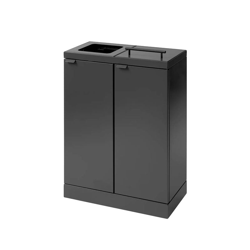 Bica Basic 886 afvalscheidingsunit 2x45 liter antraciet