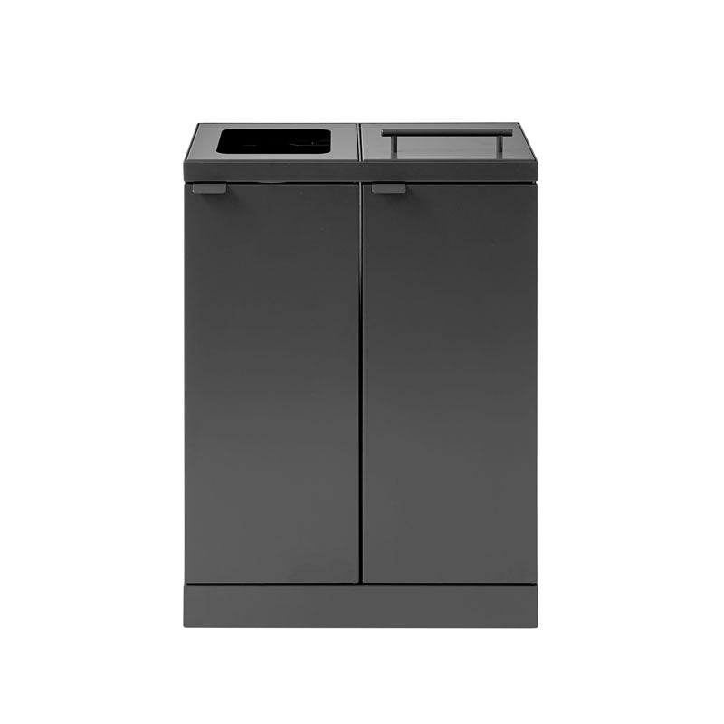 Bica Basic 886 afvalscheidingsunit 2x45 liter antraciet