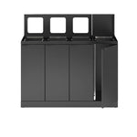 Bica Basic 883 afvalscheidingsunit 4x45 liter antraciet