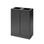 Bica Basic 871 afvalscheidingsunit 2x45 liter antraciet