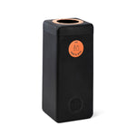EarthBin afvalbak 60 liter zwart met oranje opening