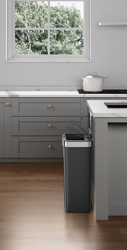 EKO Hana Deluxe Sensor Bin 50 liter zwart