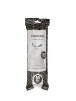 Brabantia PerfectFit afvalzak met trekbandsluiting 60 liter code M, 12 x 10 stuks wit