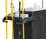Rubbermaid grote housekeeping-wagen zwart