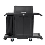 Rubbermaid set afsluitbare deuren voor housekeeping-wagens zwart