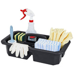 Rubbermaid schoonmaakcaddy zwart