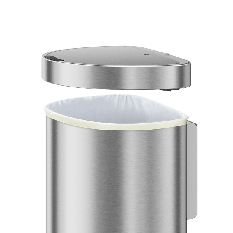 EKO Deluxe Shell Sensor Bin 65 liter mat RVS