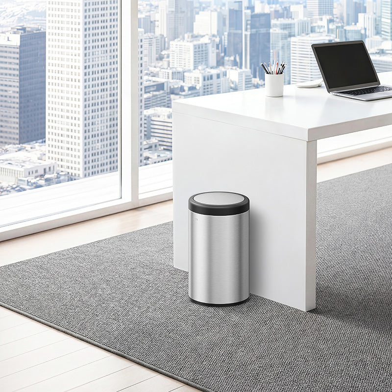 EKO Villa Swing Top Bin 12 liter mat RVS