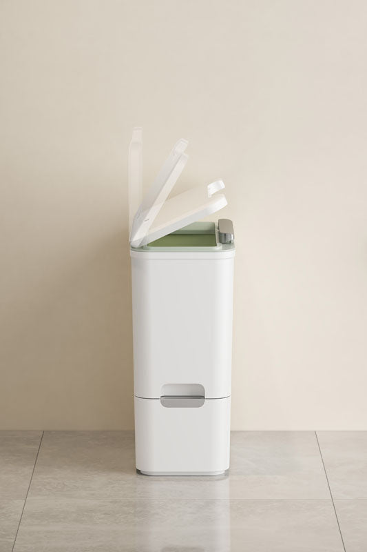 EKO Stackstore Touch Recycler 9 liter wit