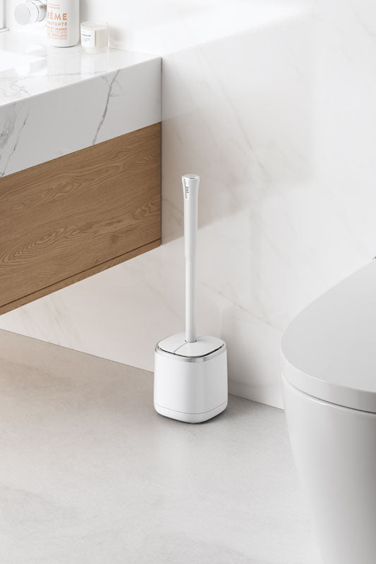 EKO Duo Wing toiletborstel wit