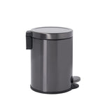 Rubbermaid ronde Step-On pedaalemmer 6 liter metallic grafiet