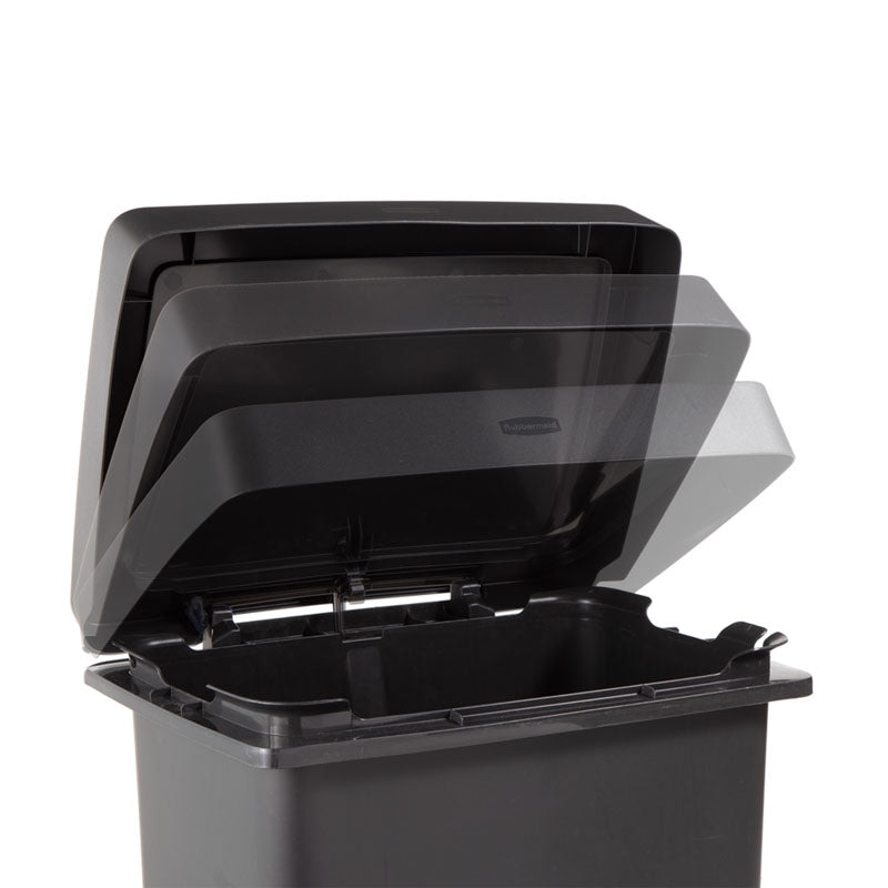 Rubbermaid Premier Step-On pedaalemmer 71 liter metallic grafiet