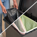 Rubbermaid Premier Step-On pedaalemmer 71 liter metallic grafiet
