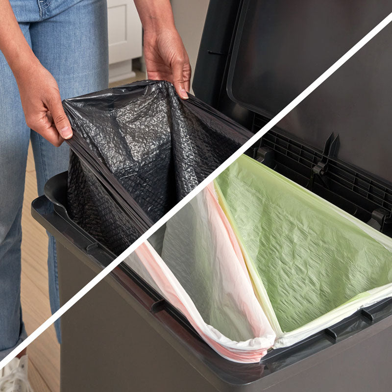 Rubbermaid Premier Step-On pedaalemmer 71 liter metallic grafiet