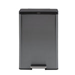 Rubbermaid Elite Step-On pedaalemmer 45 liter metallic grafiet