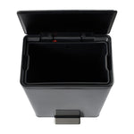 Rubbermaid Elite Step-On pedaalemmer 45 liter metallic grafiet