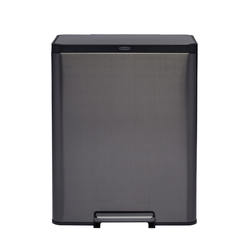 Rubbermaid Elite Step-On pedaalemmer 60 liter metallic grafiet