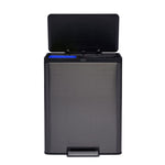 Rubbermaid Elite Step-On pedaalemmer 60 liter metallic grafiet