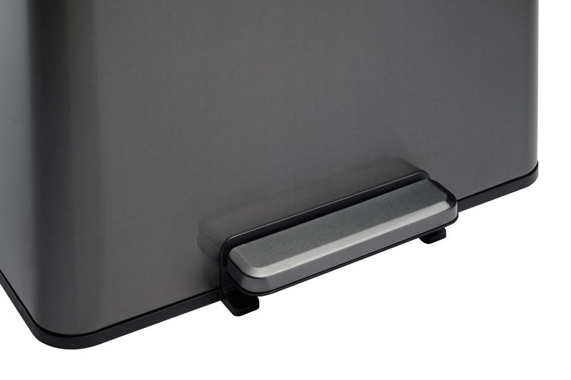 Rubbermaid Elite Step-On pedaalemmer 60 liter metallic grafiet