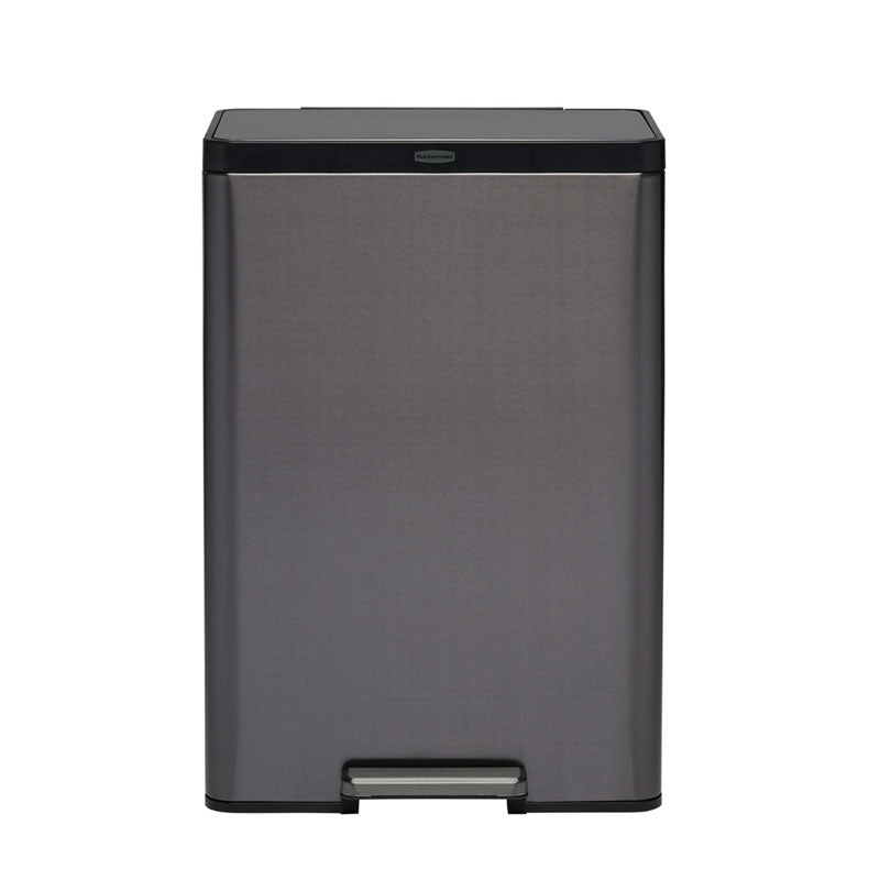 Rubbermaid Elite Step-On pedaalemmer 39 liter metallic grafiet