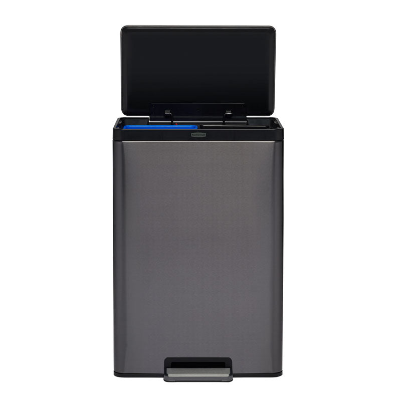 Rubbermaid Elite Step-On pedaalemmer 39 liter metallic grafiet