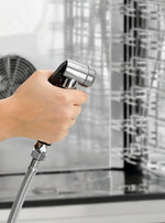 Handdouche v. Combi-steamer