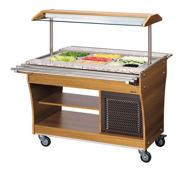 Buffetwagen, koud, 3x 1/1 GN