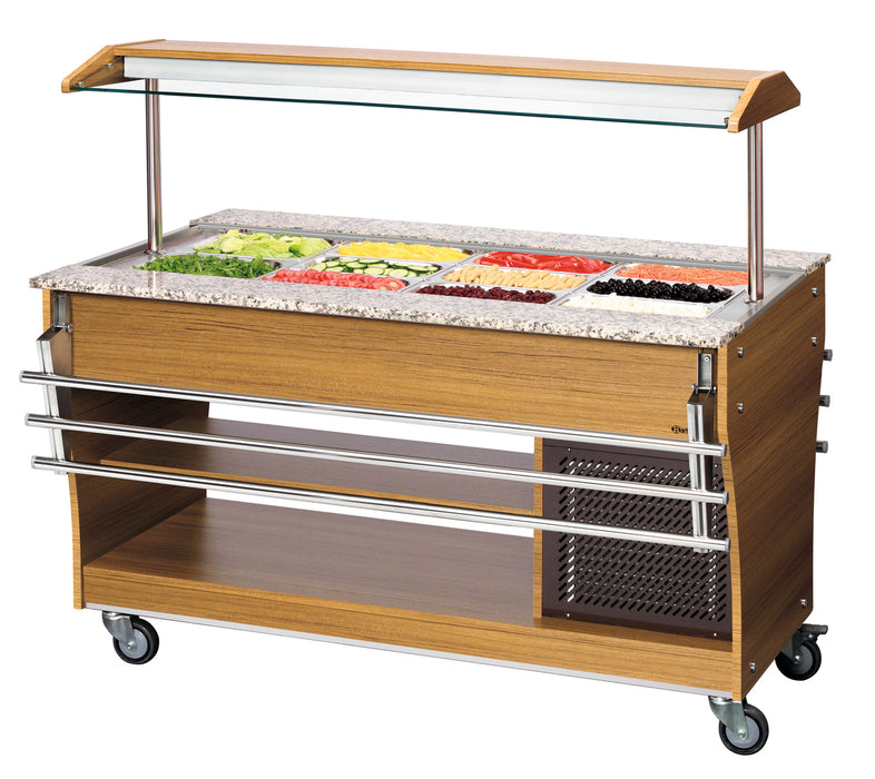 Buffetwagen, koud, 4x 1/1 GN