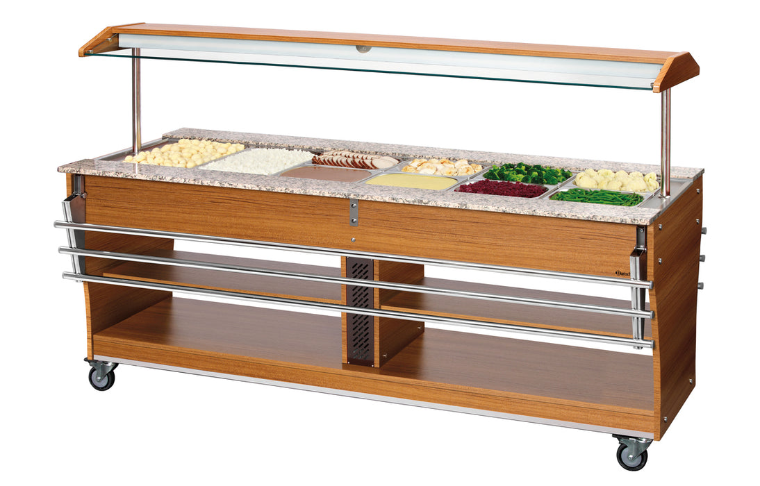 Buffetwagen, warm, 6x 1/1 GN