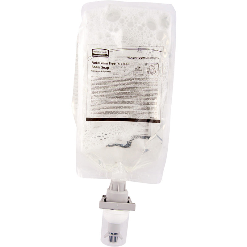 Rubbermaid AutoFoam Free'n Clean zeep navulling 4 x 1100 ml