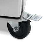 Koelkast - 1400 L - 6 Verstelbare Roosters (2/1 GN) - op Wielen - Roestvrijstaal