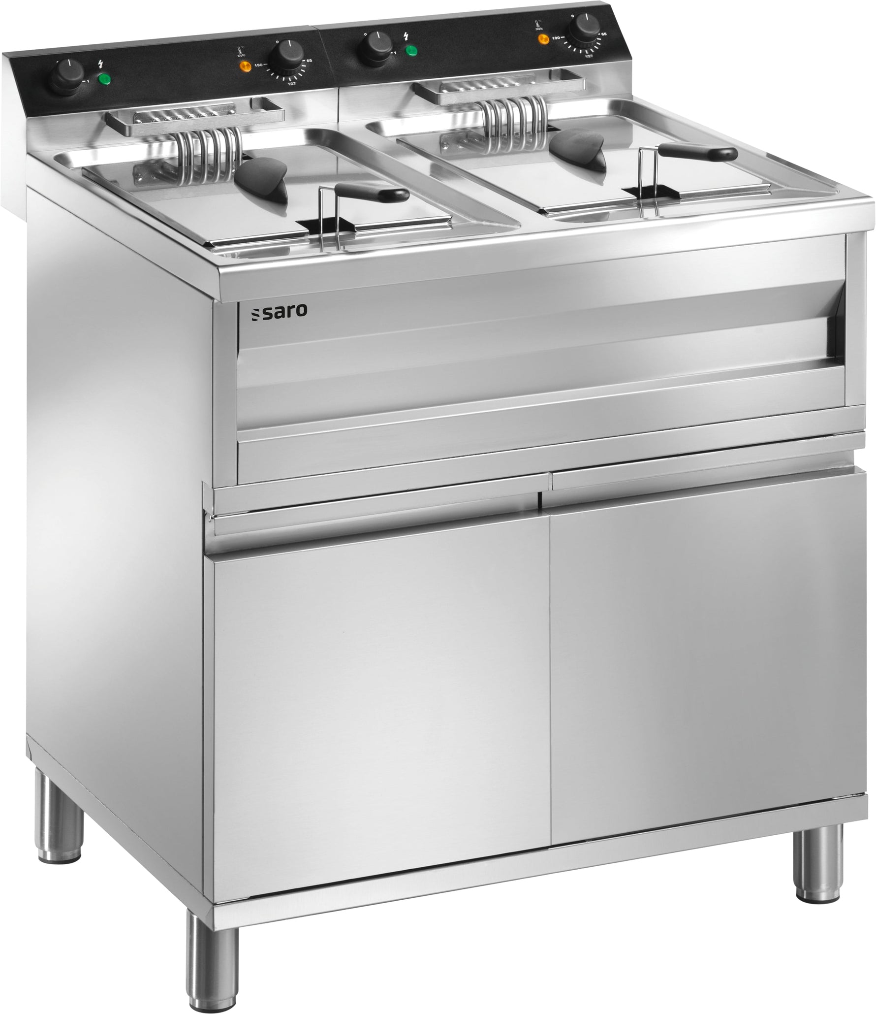 SARO Friteuse tafel model GASTROLINE 12+12Vs