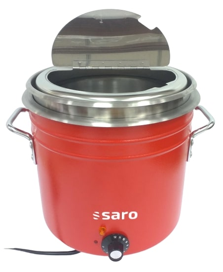 SARO Retro soepketel model retro red