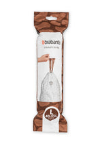 Brabantia PerfectFit afvalzak met trekbandsluiting 40-45 liter code L, 10 stuks wit, 1 x 10 stuks