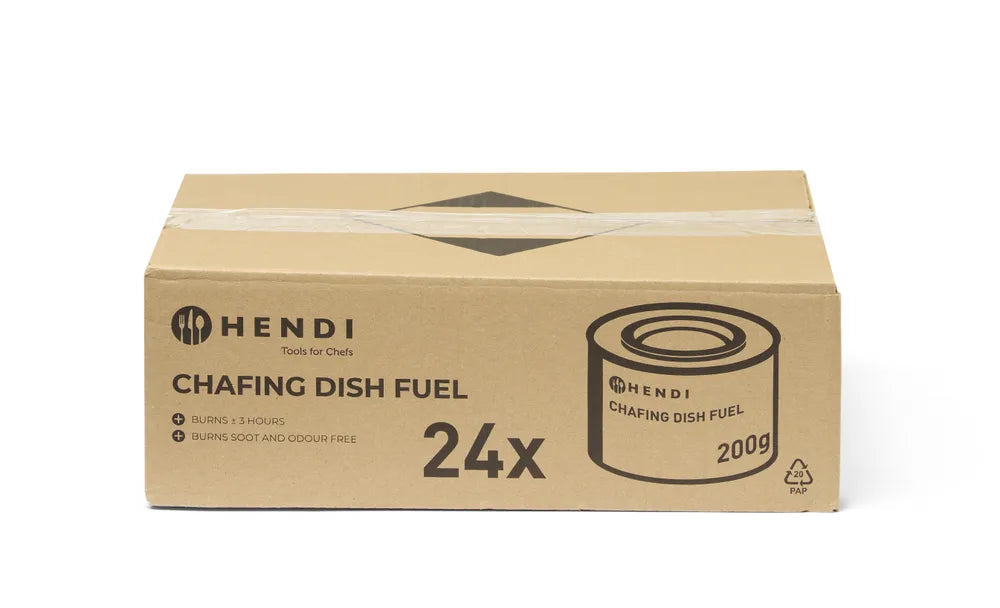 Chafing dish brandpasta blik
