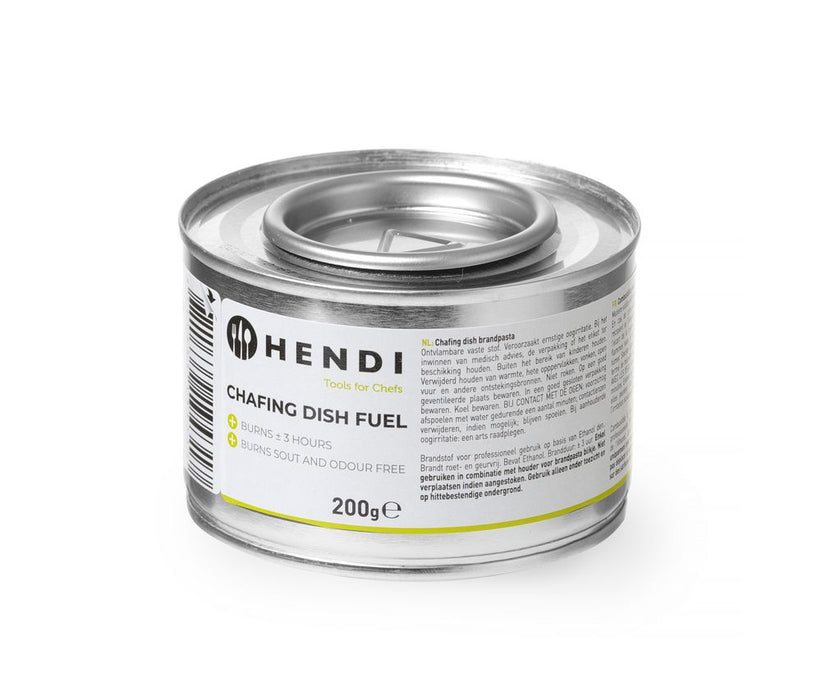 Chafing dish fuel paste tin