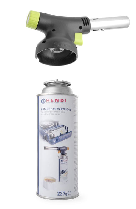 HENDI Jet koksbrander – set met gasbus