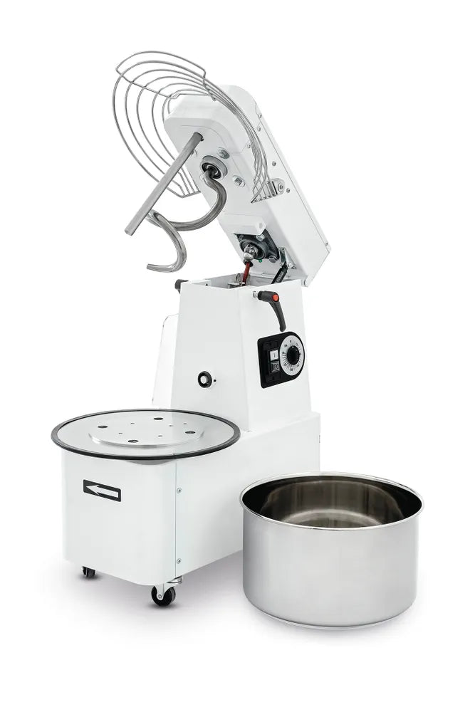 Deegmachine met kantelbare kop en verwijderbare mengkom