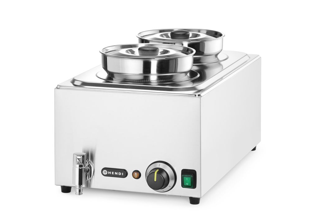 Set: Bain-marie Ranger + 2x bak 4L met deksel