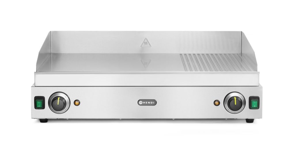 Bakplaat 1/3 geribbeld