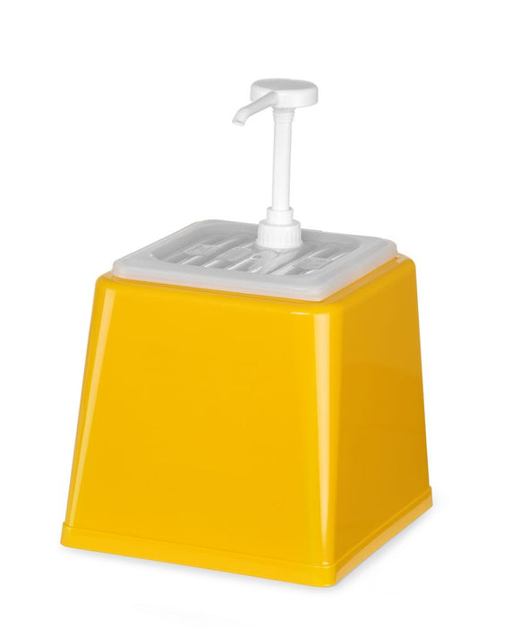 Sauce dispenser with pump