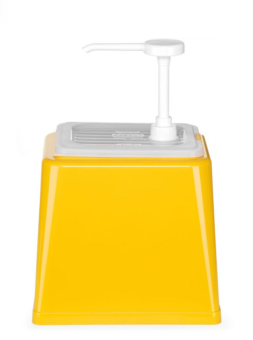 Sauce dispenser with pump