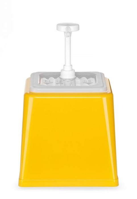 Sauce dispenser with pump