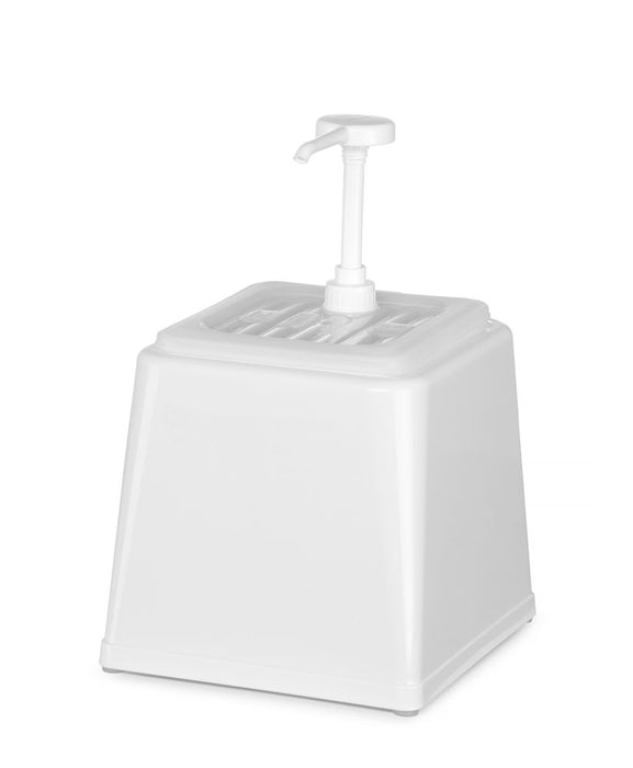 Sauce dispenser with pump