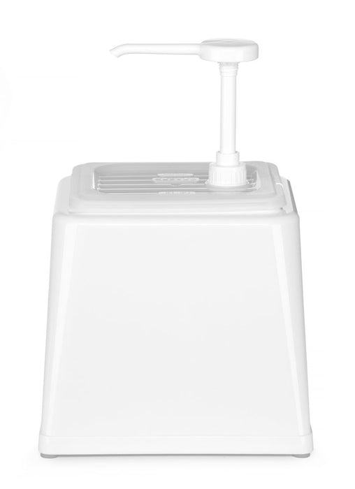 Sauce dispenser with pump
