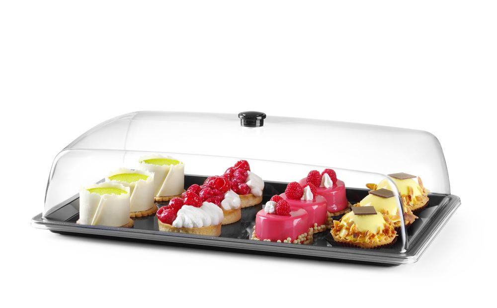 Tray met deksel, rechthoekig