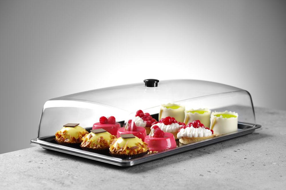 Tray met deksel, rechthoekig